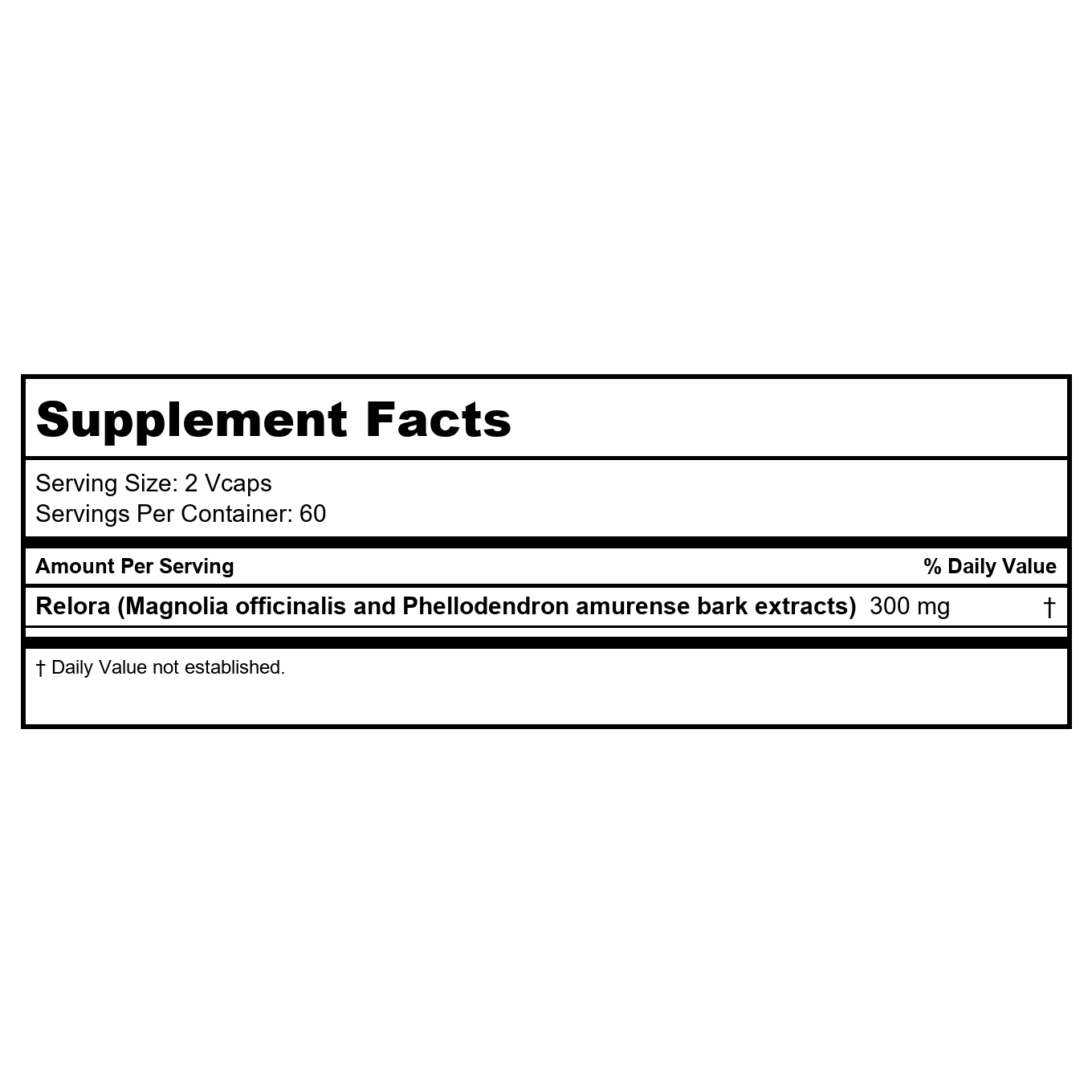Now Foods Relora 300 mg 120 Vcaps - 3343 - 2 Pack