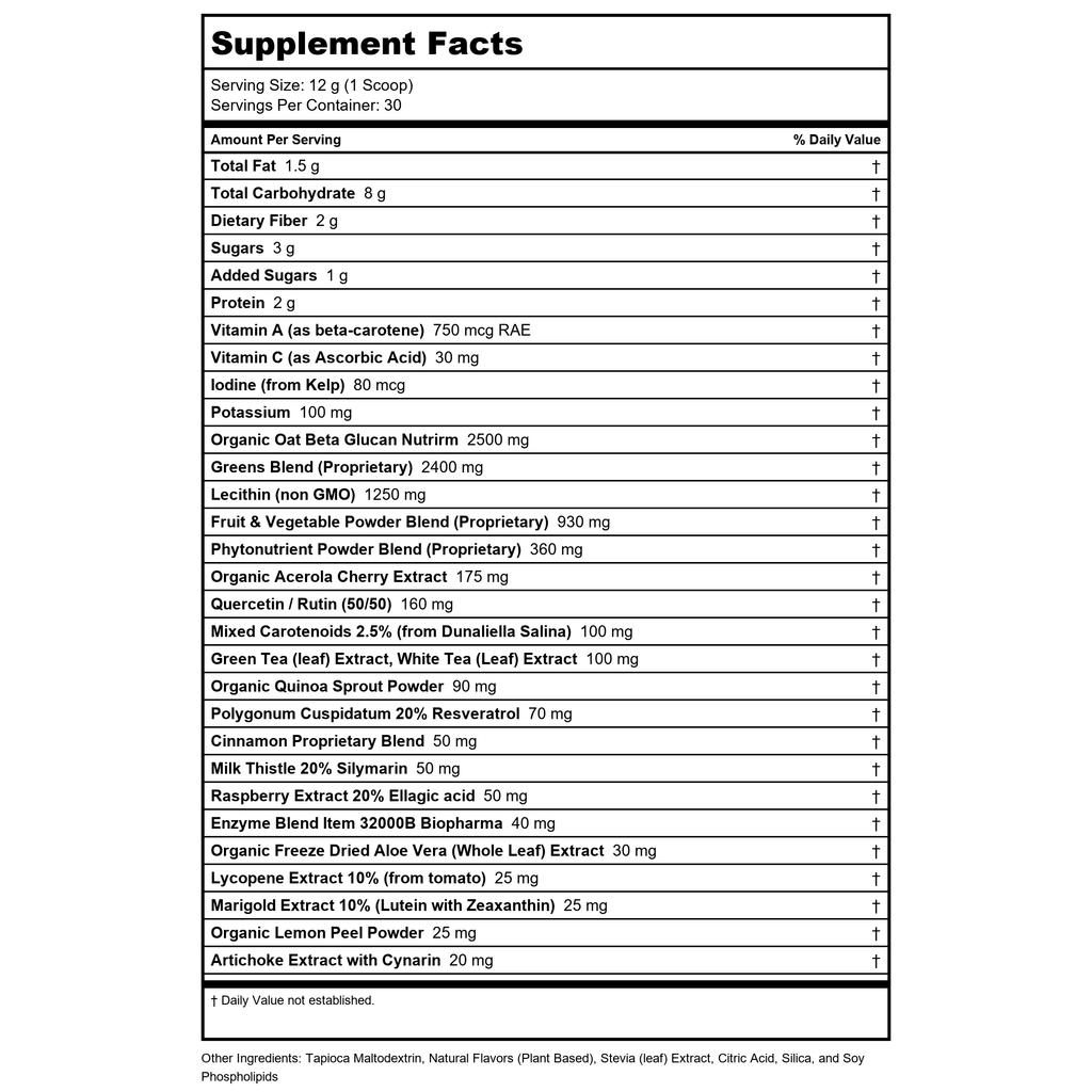 Biopharma Scientific NanoGreens10 Strawberry Flavor 30 Servings 12.7 oz - Walmart Only