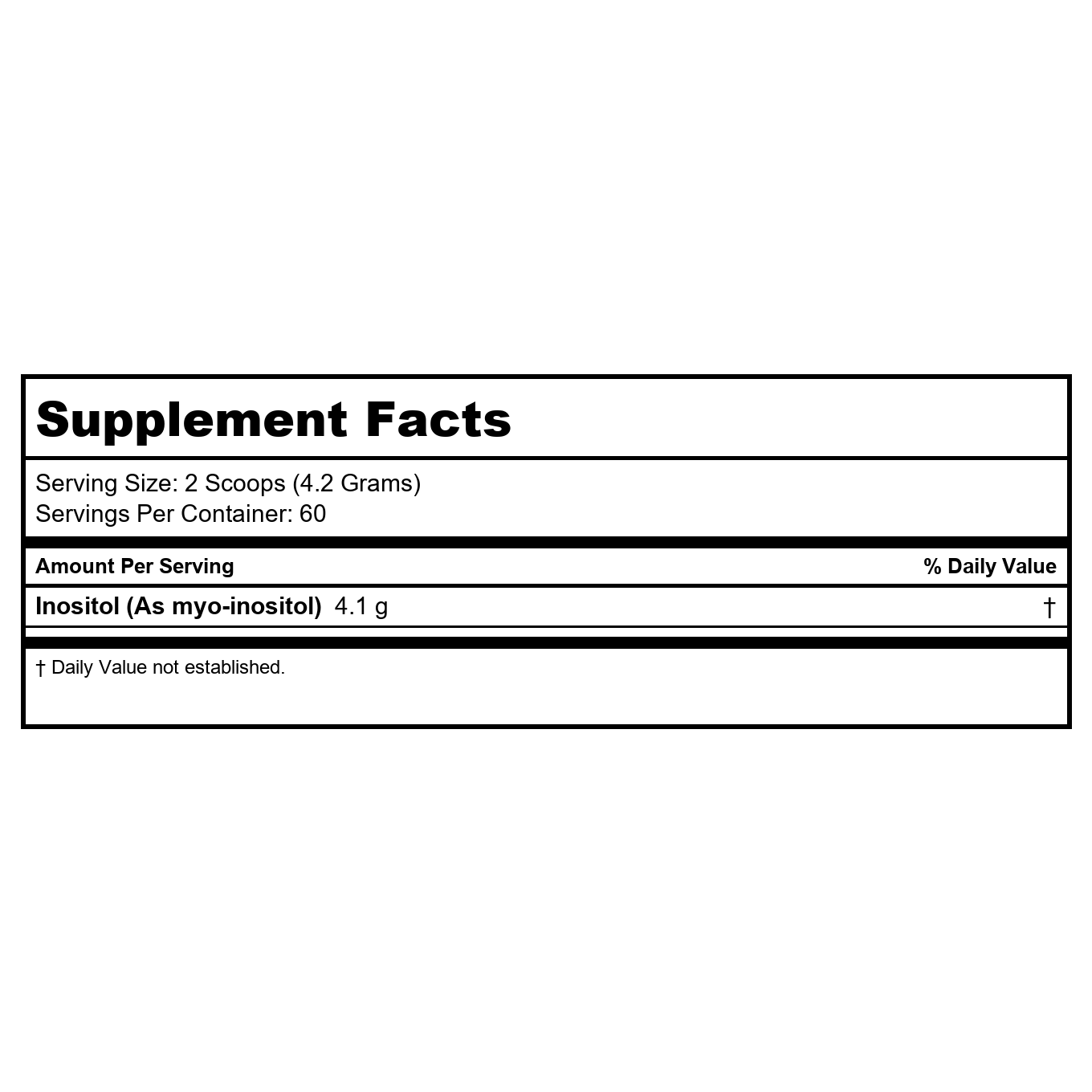 Pure Encapsulations Inositol Powder 8.8 oz (250 grams)