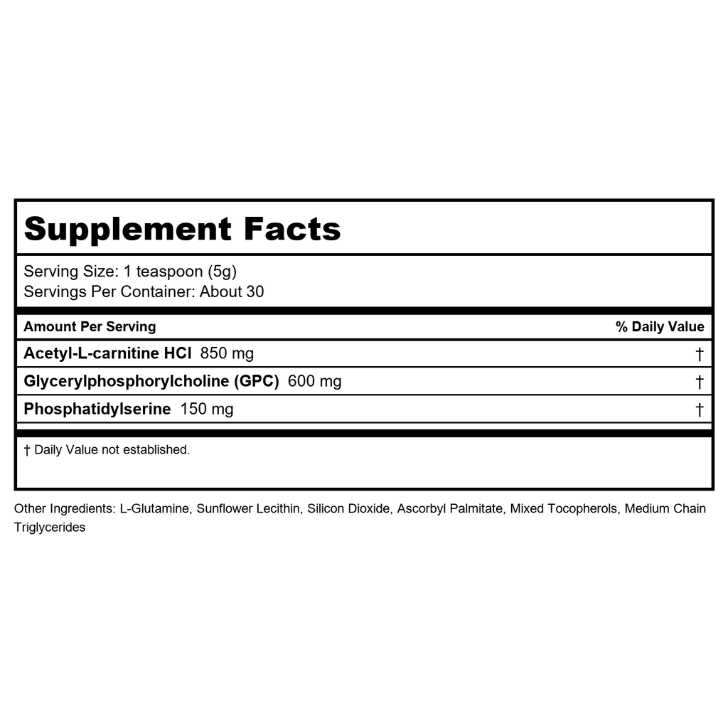 Vital Nutrients Vital Brain Powder 150 Grams
