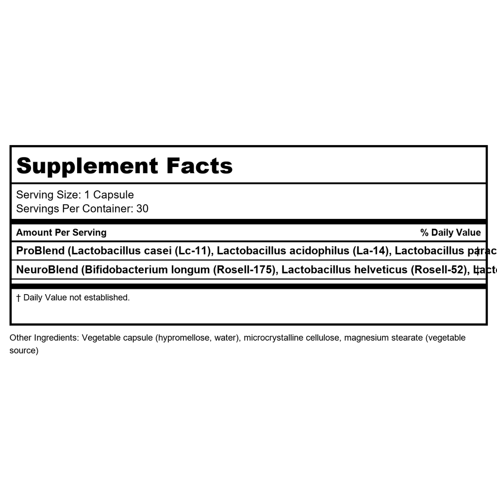 NeuroScience NeuroBiota 30 Capsules