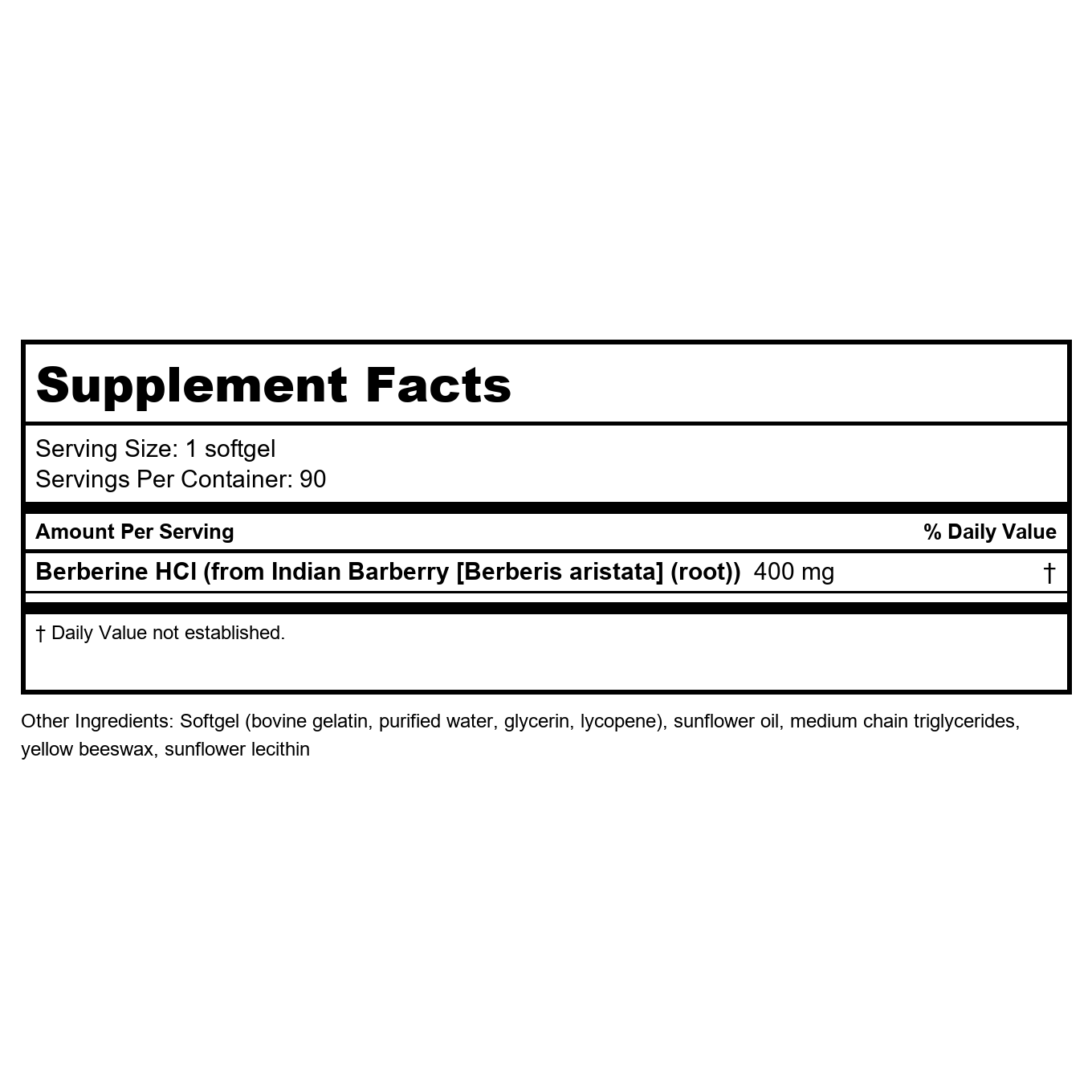 Apex Energetics Glycoberine Active 90 Capsules - K127