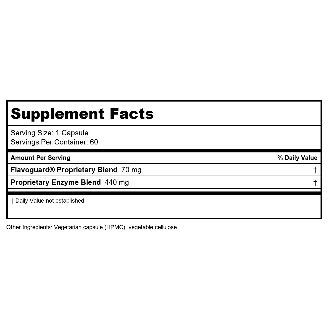 Apex Energetic GlutenFlam 60 Capsules - K52