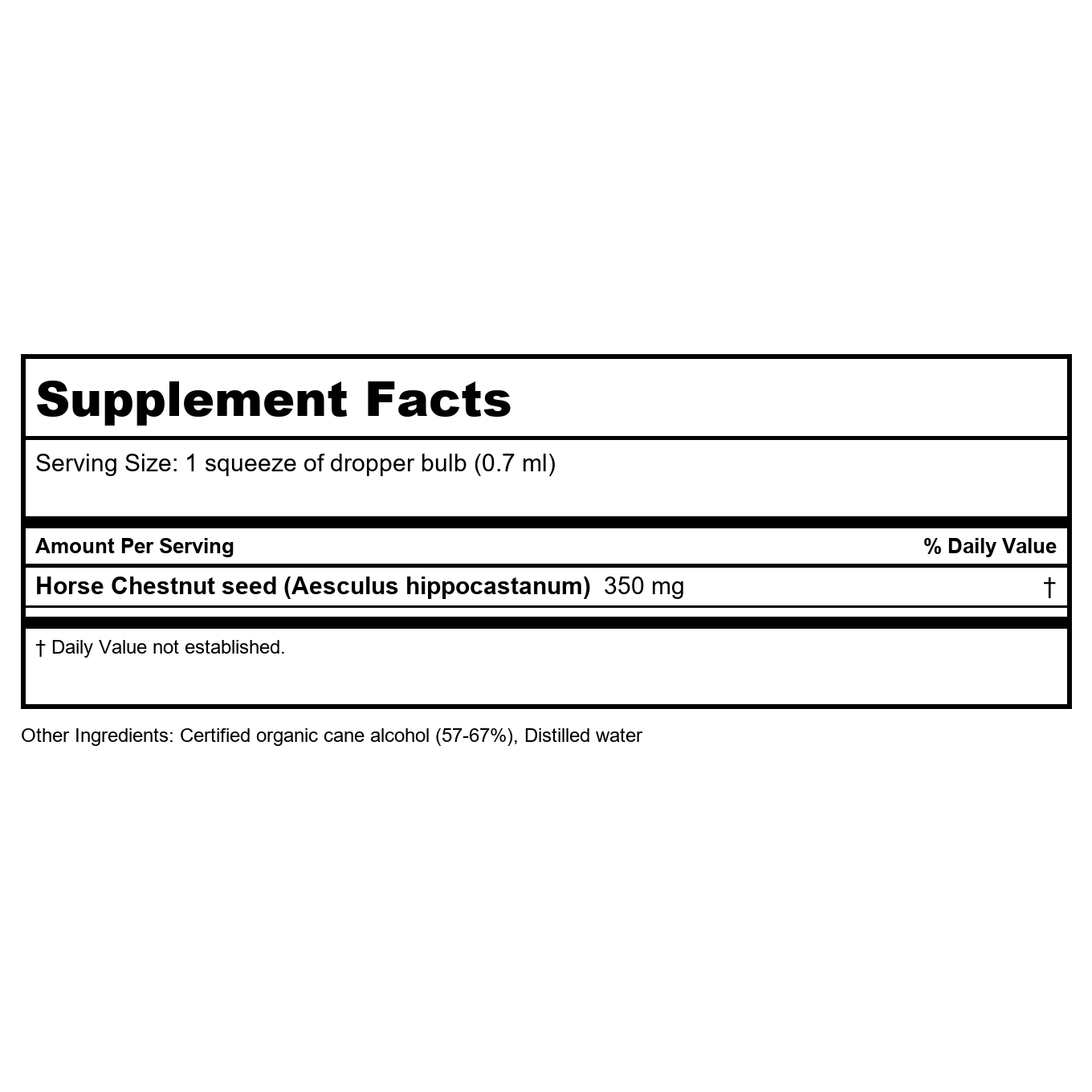 Herb Pharm Horse Chestnut 1oz