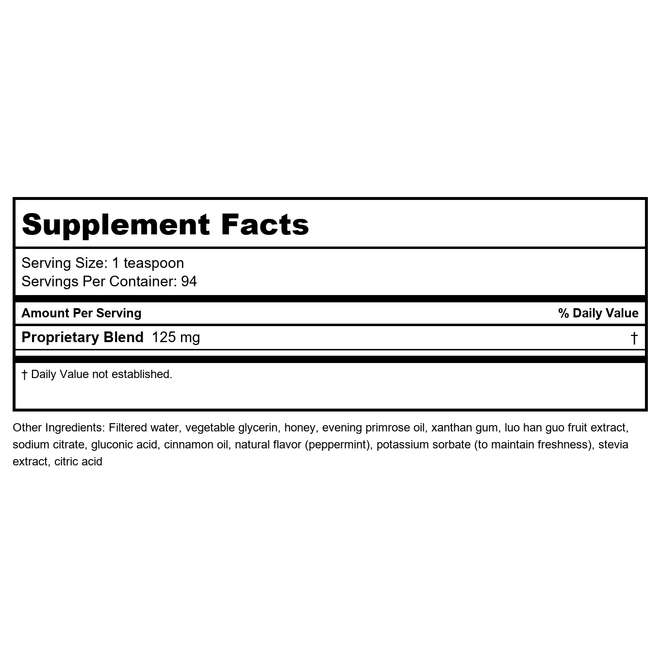 Apex Energetics Nitric Balance Peppermint 16 oz - K62 -