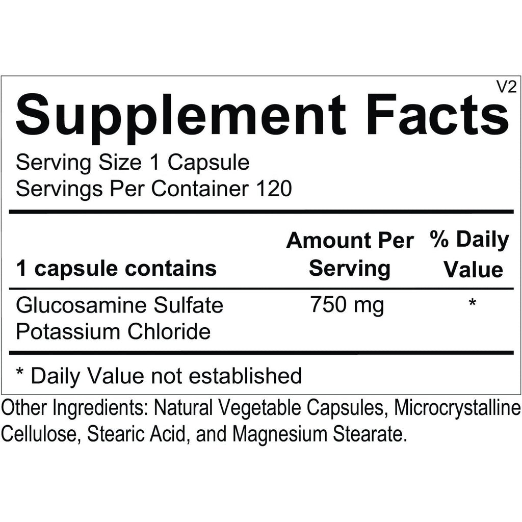 Ortho Molecular Glucosamine Sulfate 120 Cap