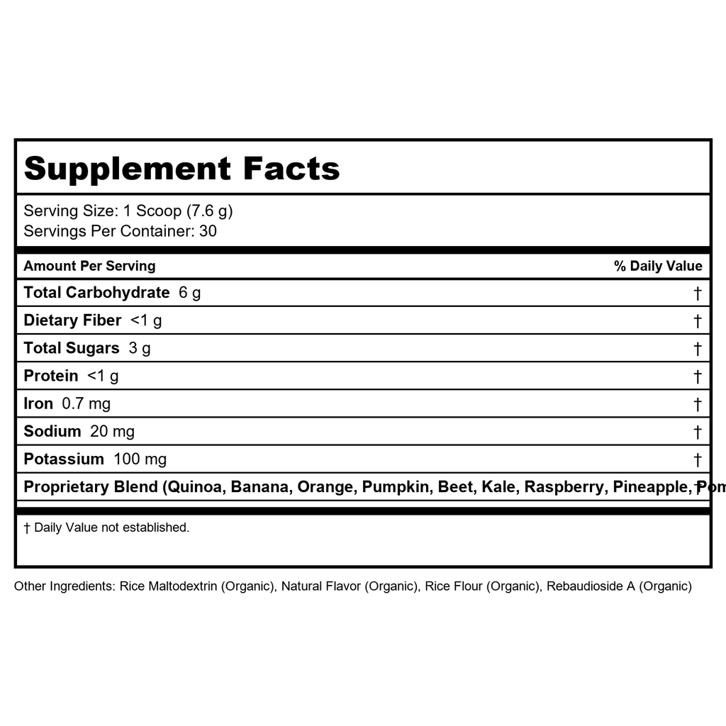 Ortho Molecular Indigo Greens Powder 30 Servings