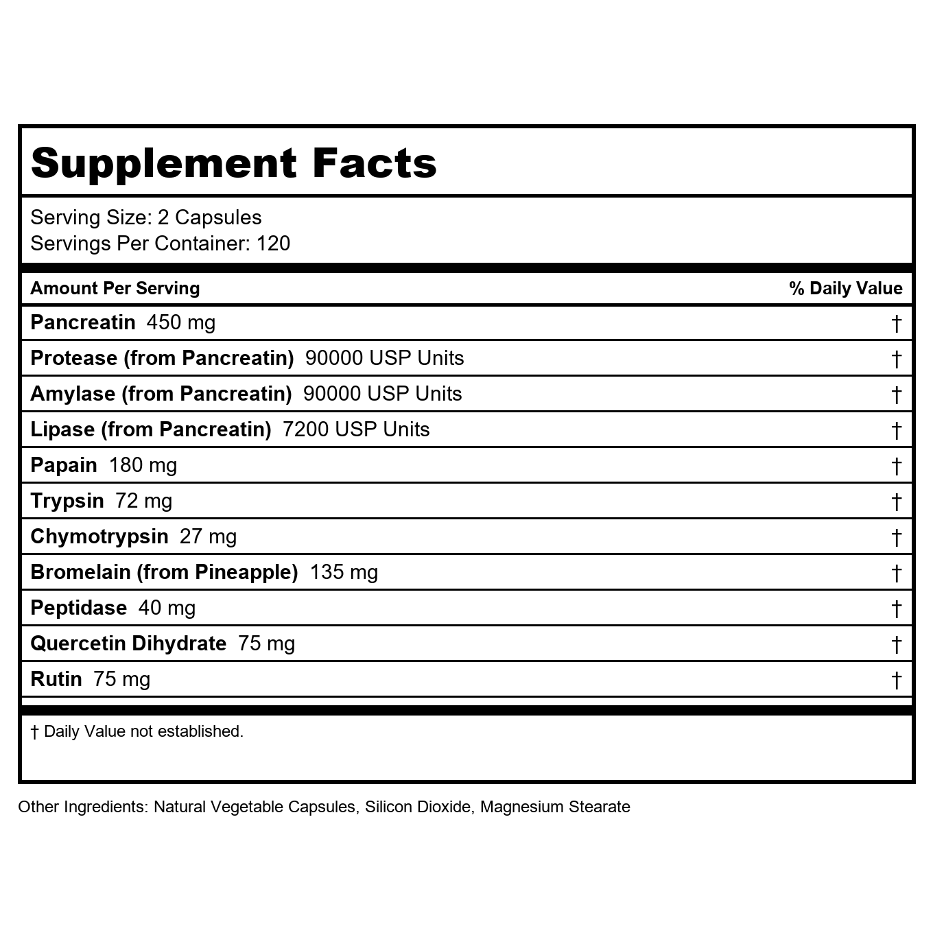 Ortho Molecular Vascuzyme 240 Capsules - B09MZHKQQL