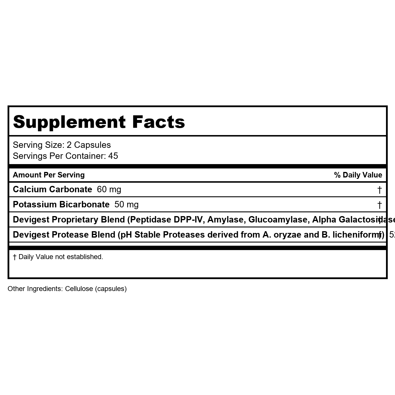 Arthur Andrew Medical Devigest ADS 90 Capsules