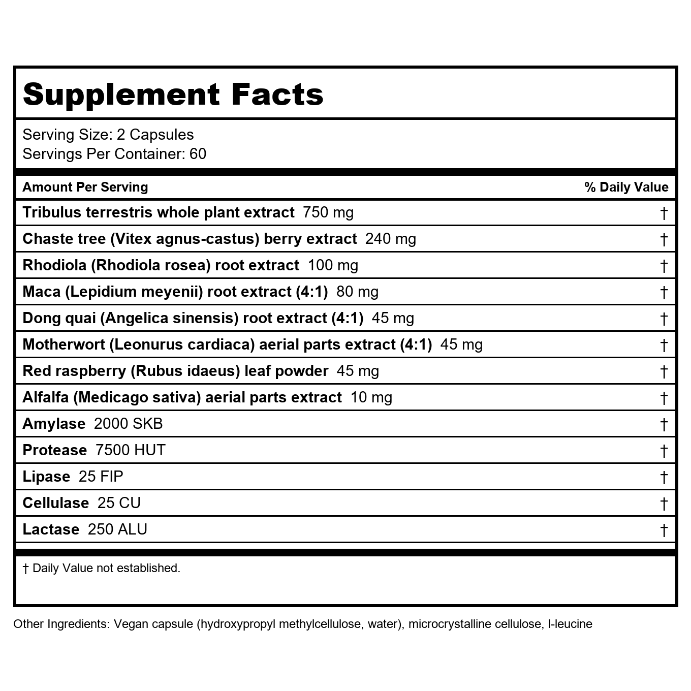 Vitanica Pregnancy Prep 60 Vcaps
