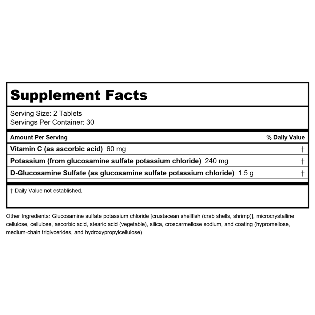 Metagenics Glucosamine Sulfate 750 60 Tablet - 2 Pack
