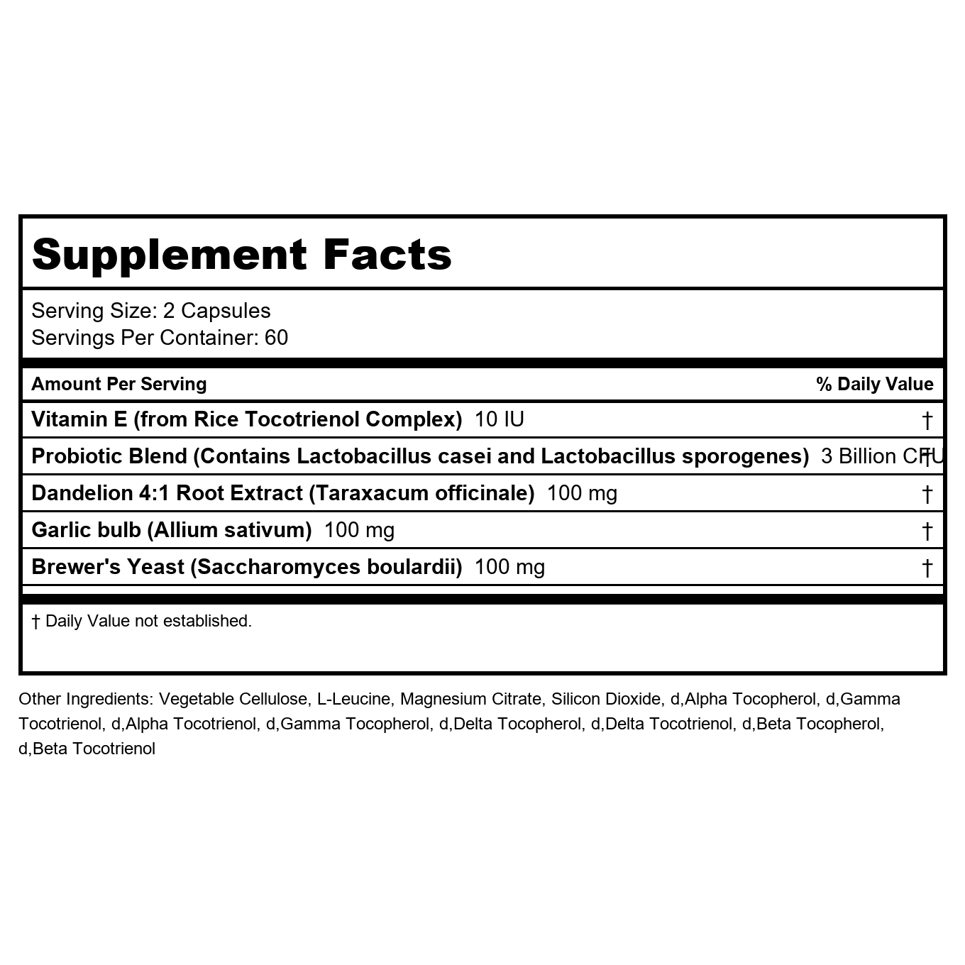D'Adamo Polyflora Probiotic Type AB 120 Vcaps