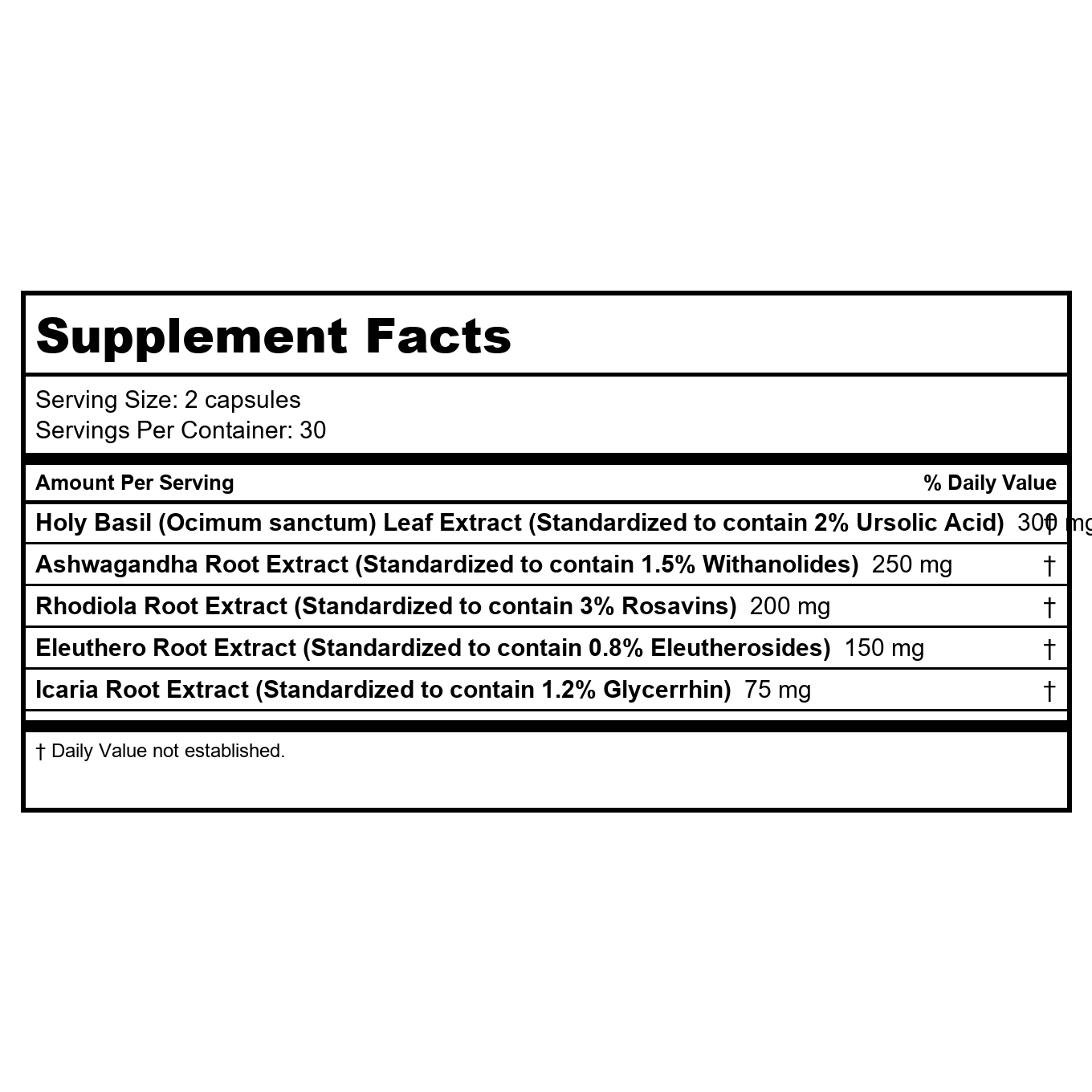 Ortho Molecular TruAdapt 120 Capsules