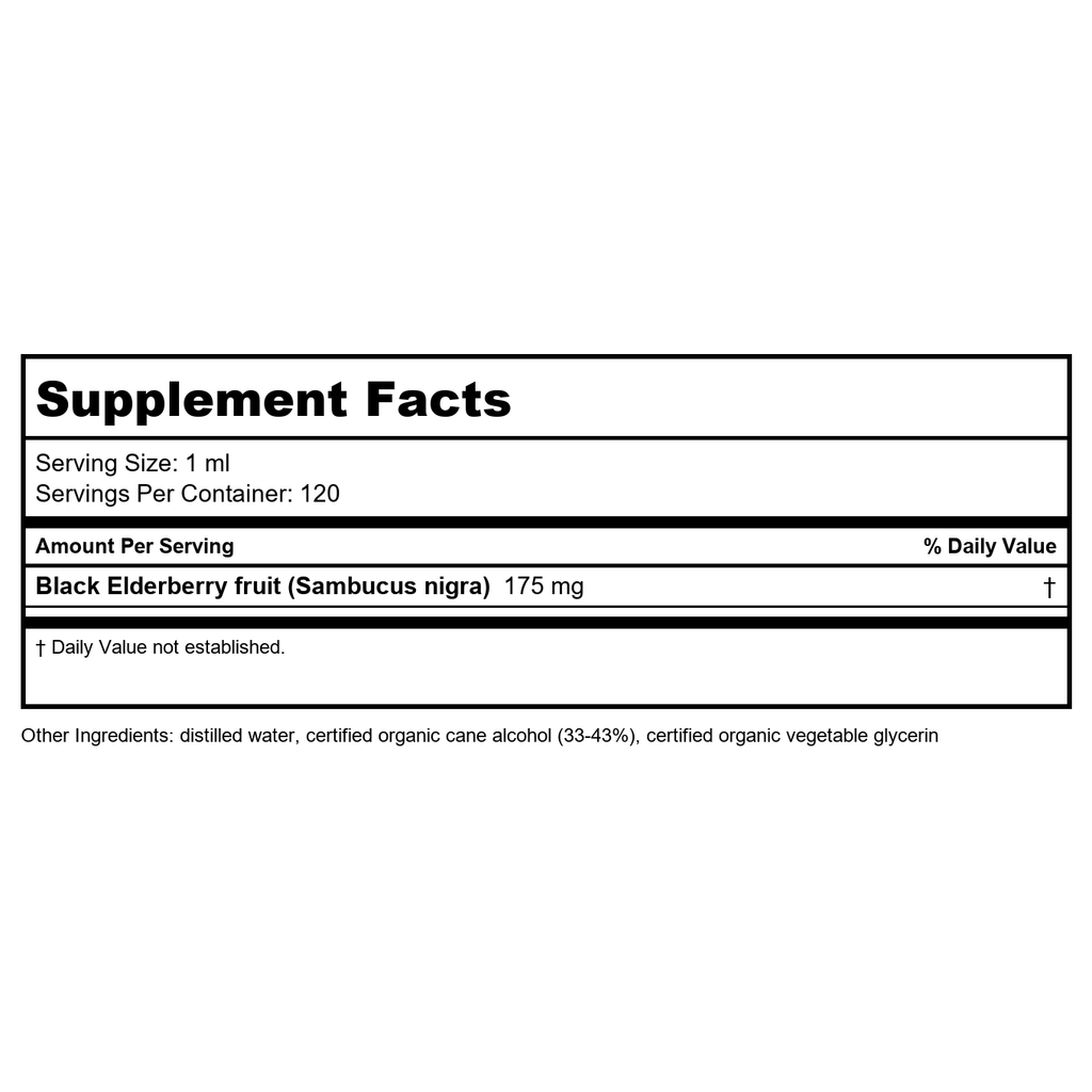 Herb Pharm Black Elderberry 4oz