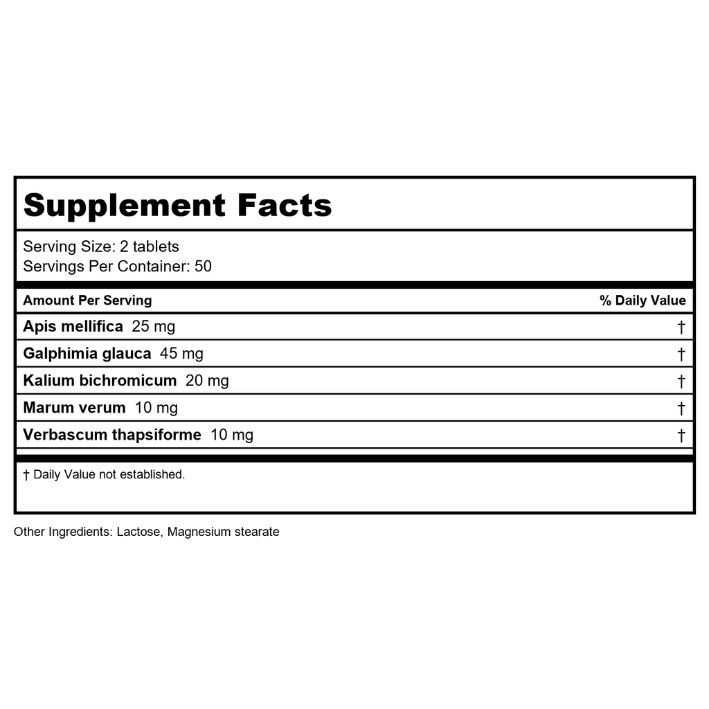 Hevert Allergy Relief 100 Tablets