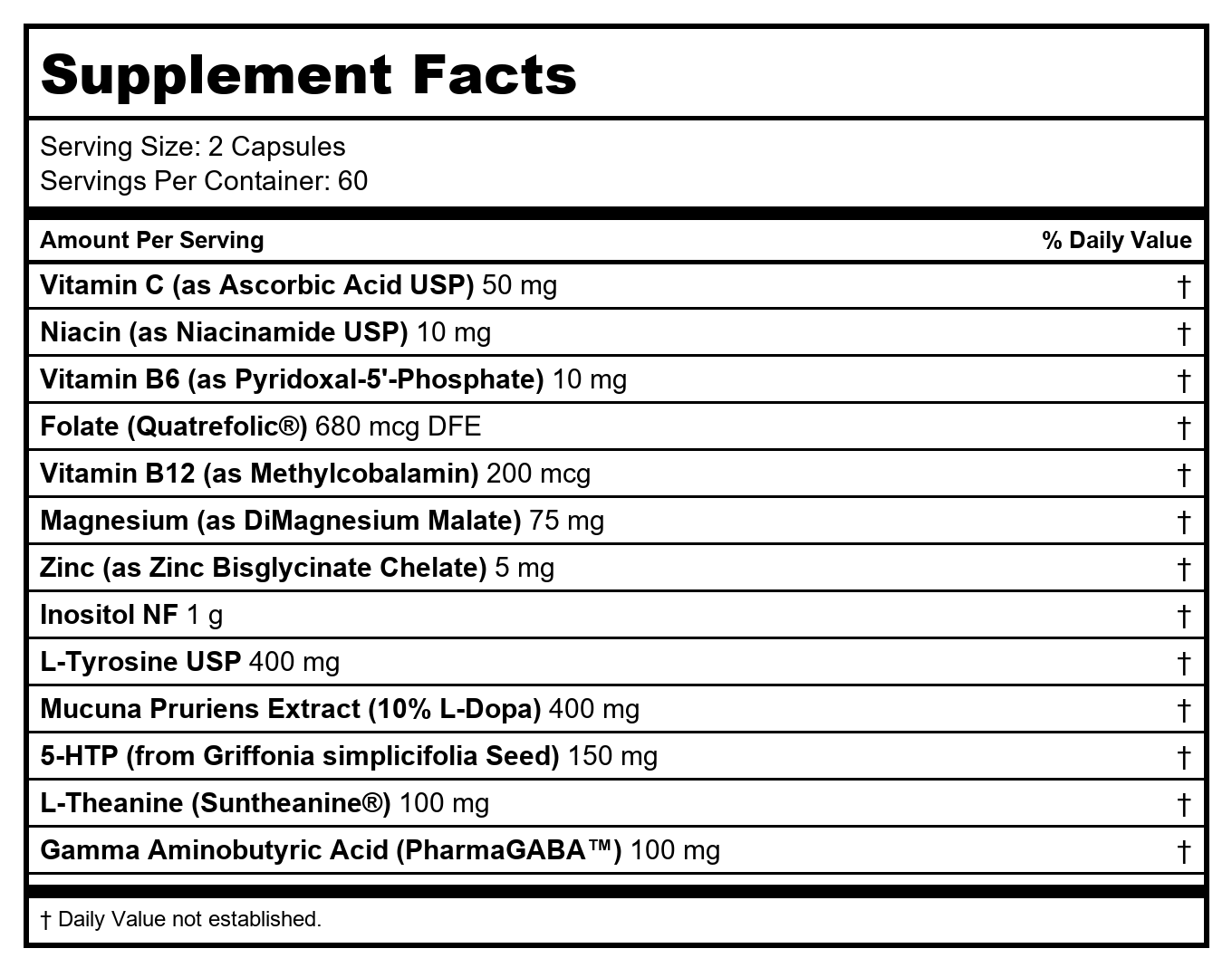 Ortho Molecular CereVive 60 Capsules