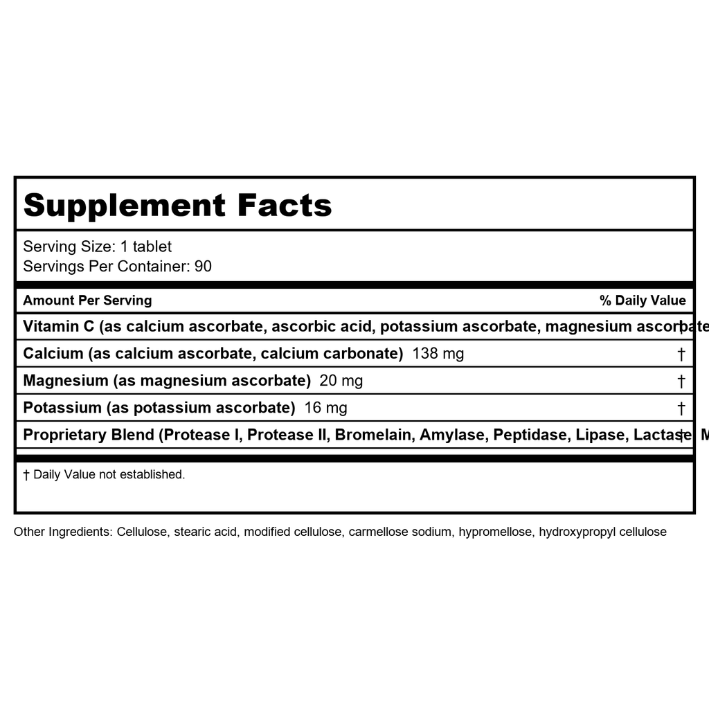 Apex Energetics C-Zyme 1000 90 Tablets - Z04 - B07DHTK319