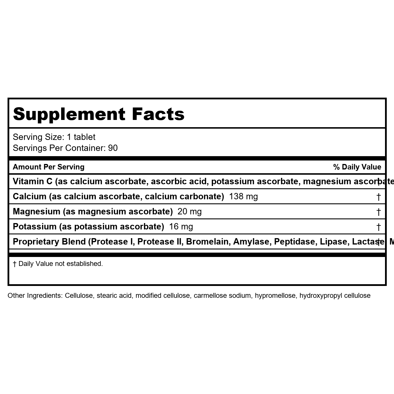 Apex Energetics C-Zyme 1000 90 Tablets - Z04 - B07DHTK319