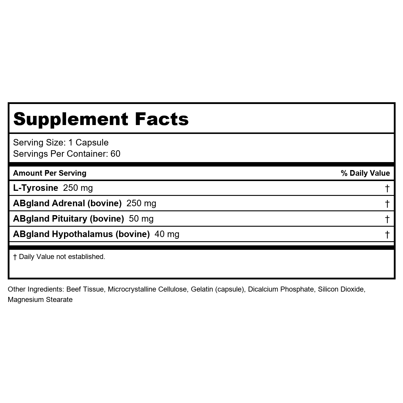 Cardiovascular Research Meganephrine 60 Capsules 3 Pack