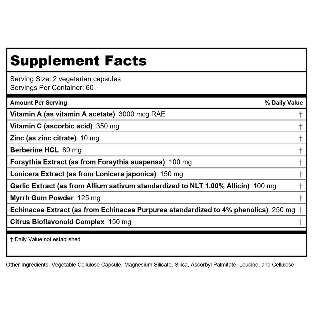 Vital Nutrients Herbal Biotic 120 Vcaps