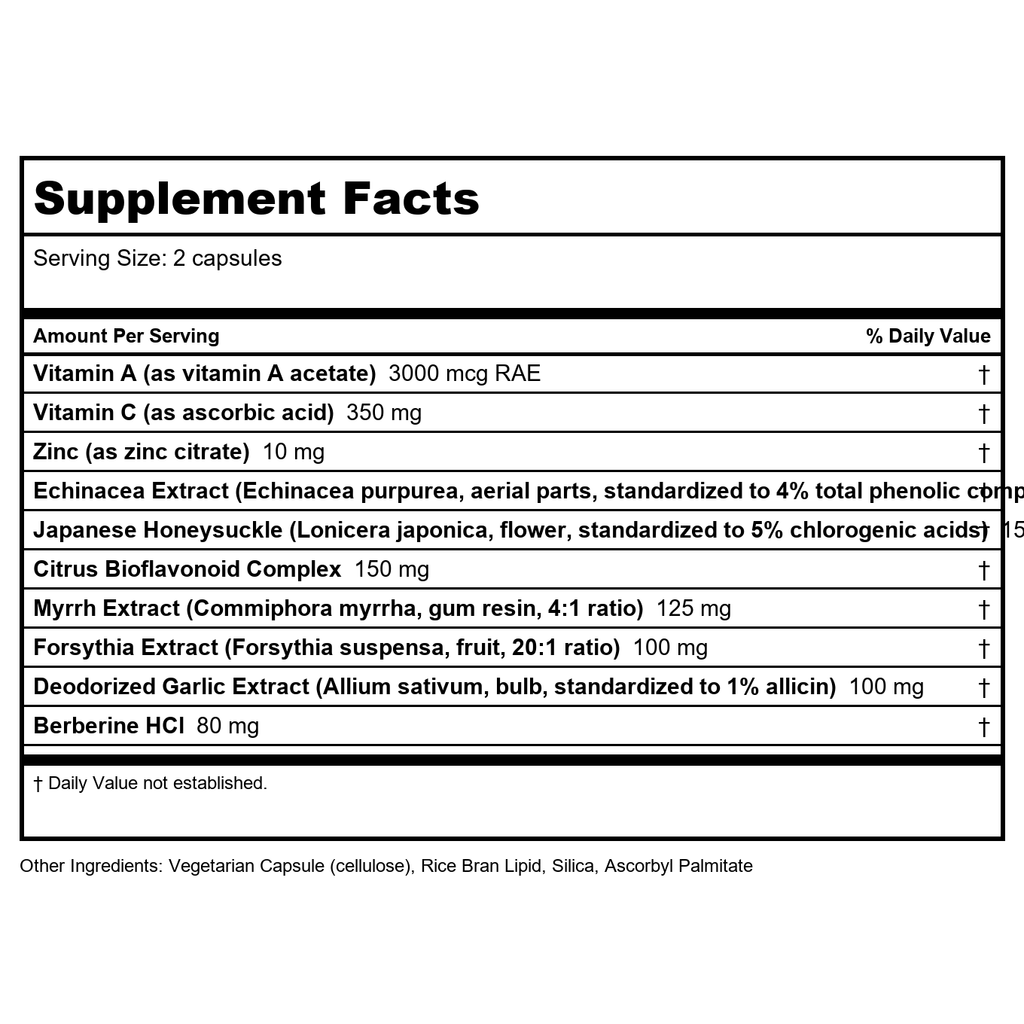 Vital Nutrients Herbal Biotic 60 Vcaps