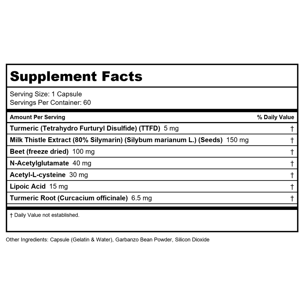 Ecological Formulas / Cardiovascular Research Hepagen 60 Capsules