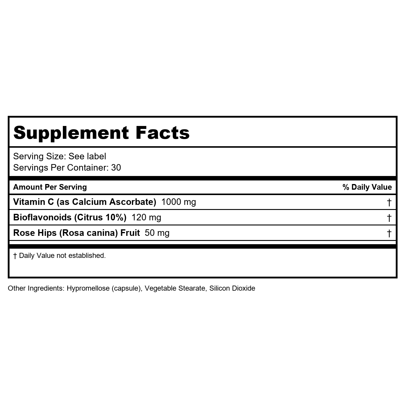 Vinco Buffered Vitamin C 1000 100 Tablets