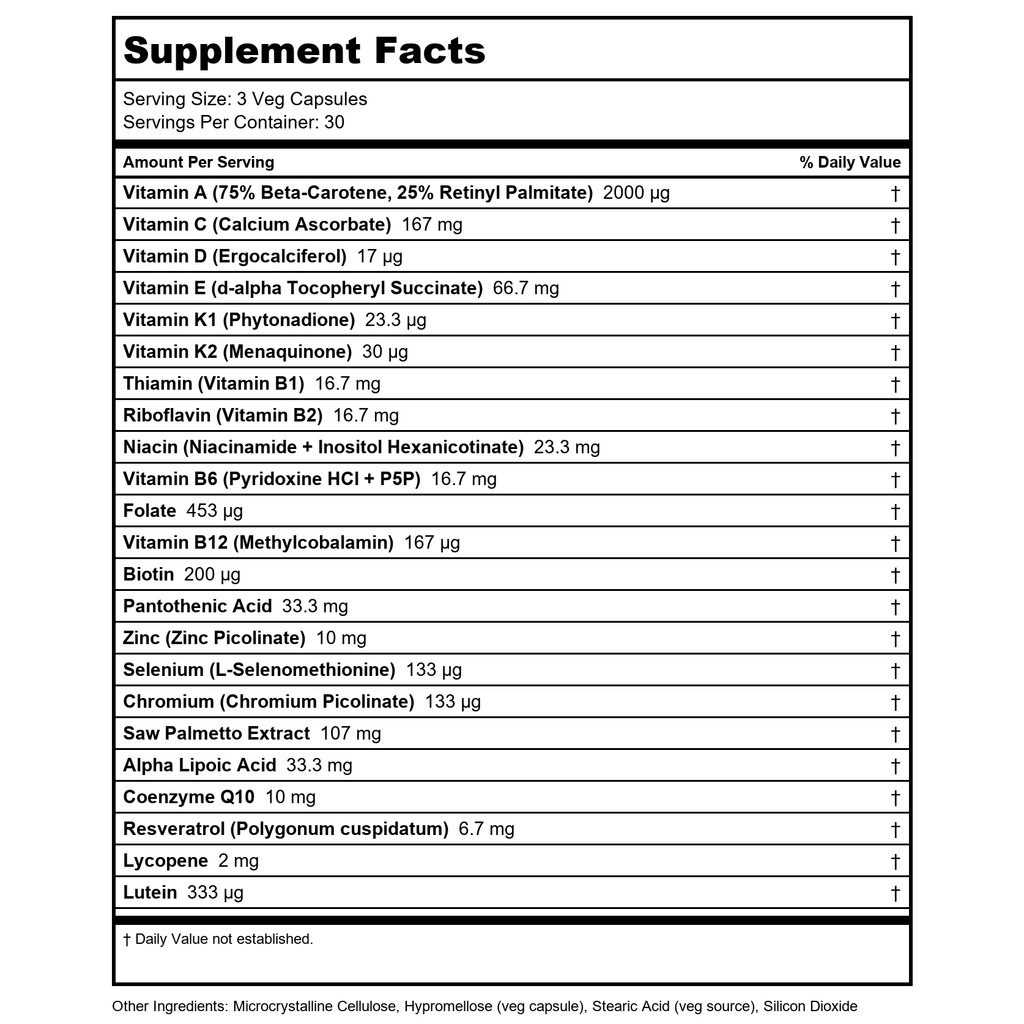 Now Foods ADAM Men's Multiple Vitamin 90 Vcaps - 3878 - 2 Pack