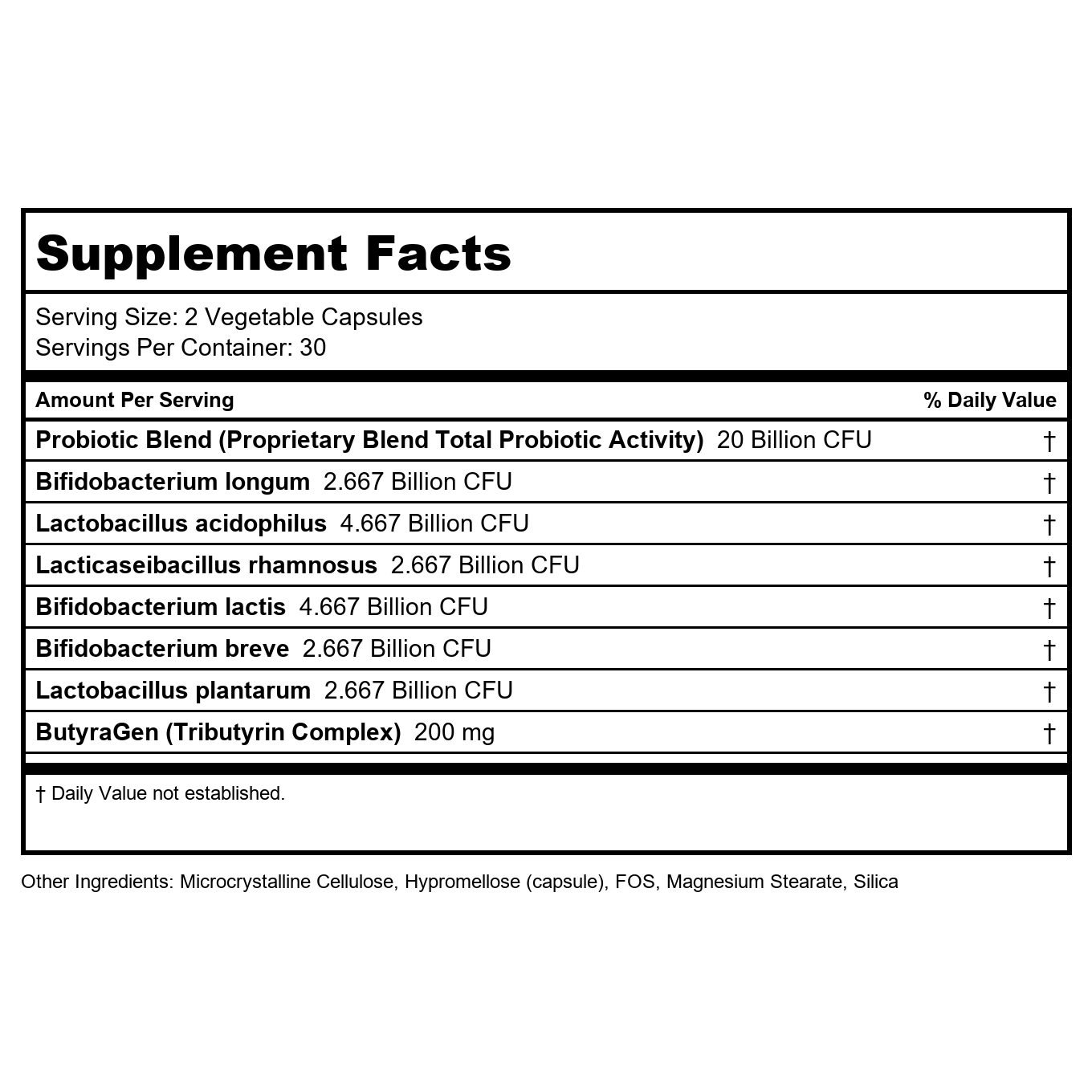 Vinco Probiotic Multi 20 Billion 60 Capsules