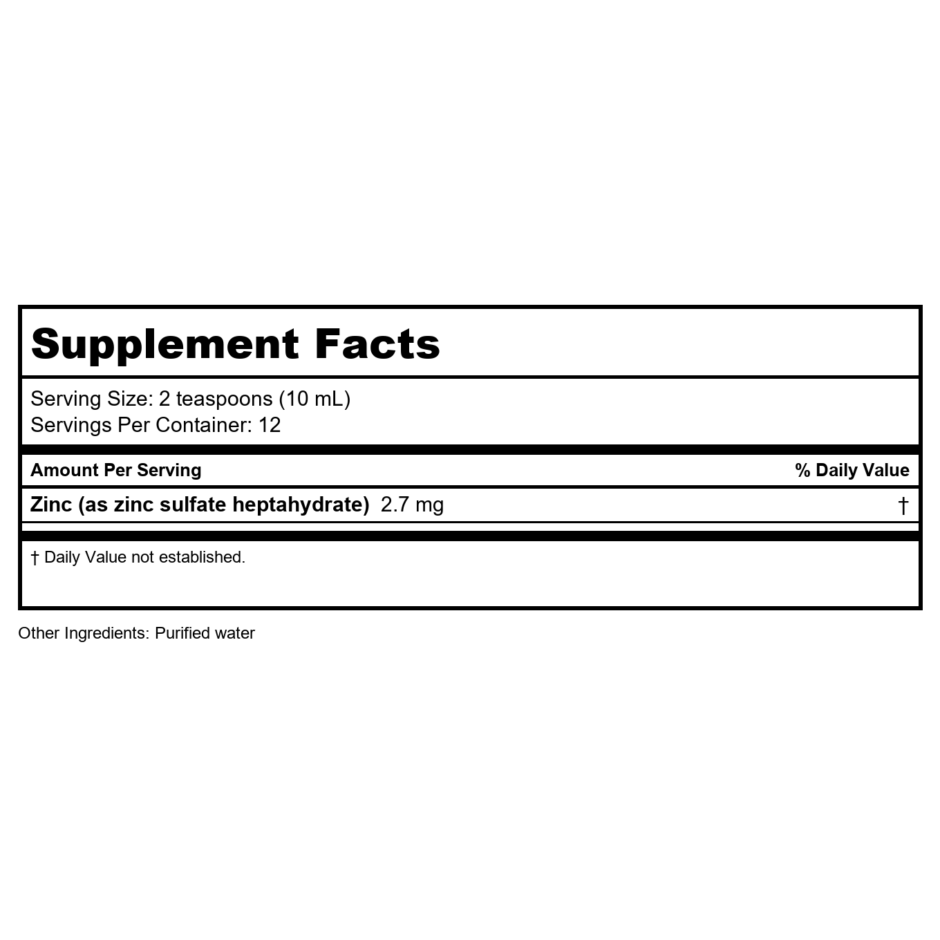 Biotics Research Aqueous Zinc 4oz