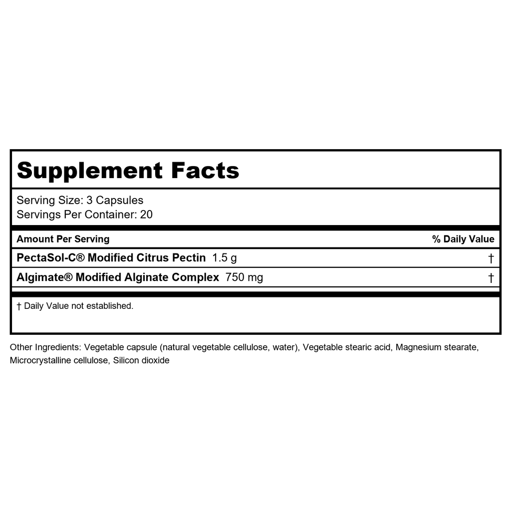 Econugenics PectaClear 60 Capsules EQ0028
