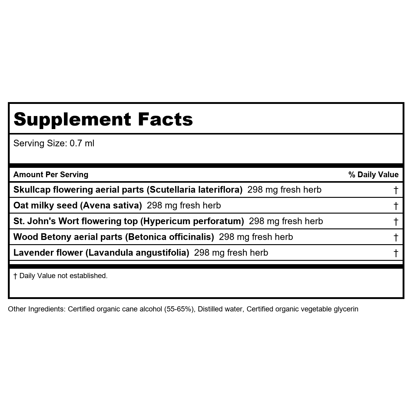 Herb Pharm Nervous System Tonic 4oz