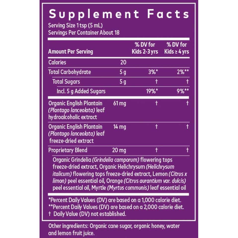 Gaia Herbs GaiaKids Bronchial Wellness Syrup 3oz - 2 Pack