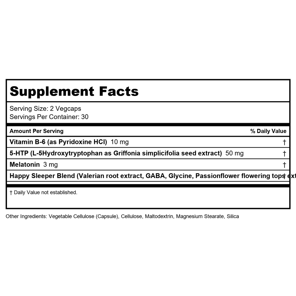 Natural Balance Happy Sleeper 60 Vcaps - PN 79982