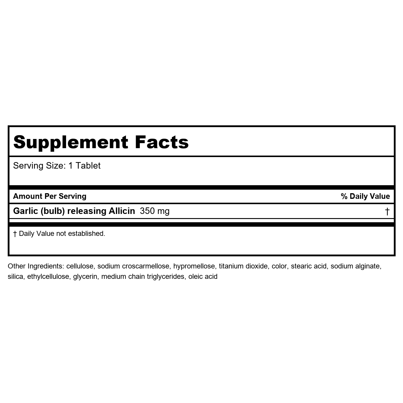 Nature's Way Garlicin Cardio 180 Vegan Tablets