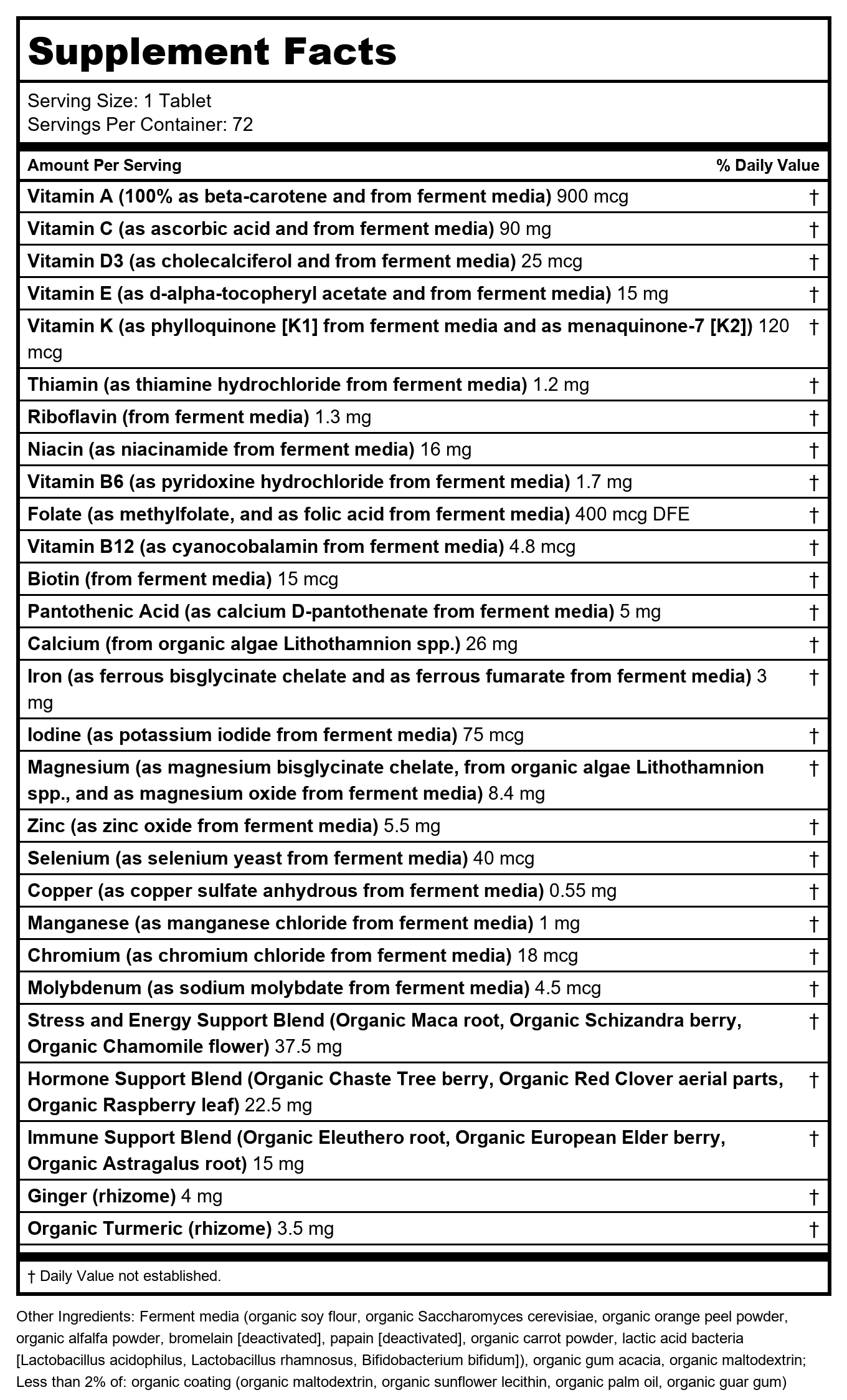New Chapter Every Woman's One Daily 72 Vtabs