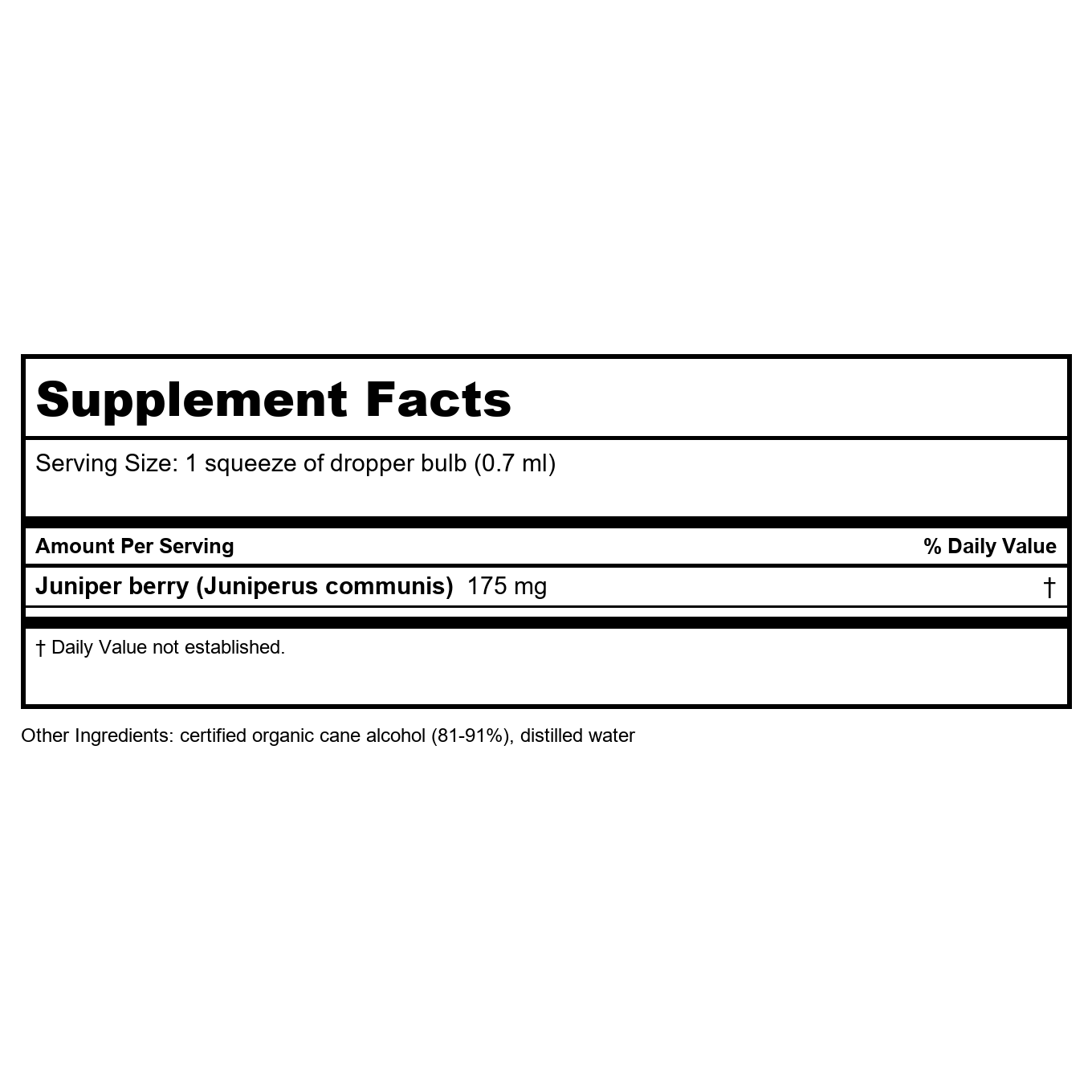 Herb Pharm Juniper 1oz