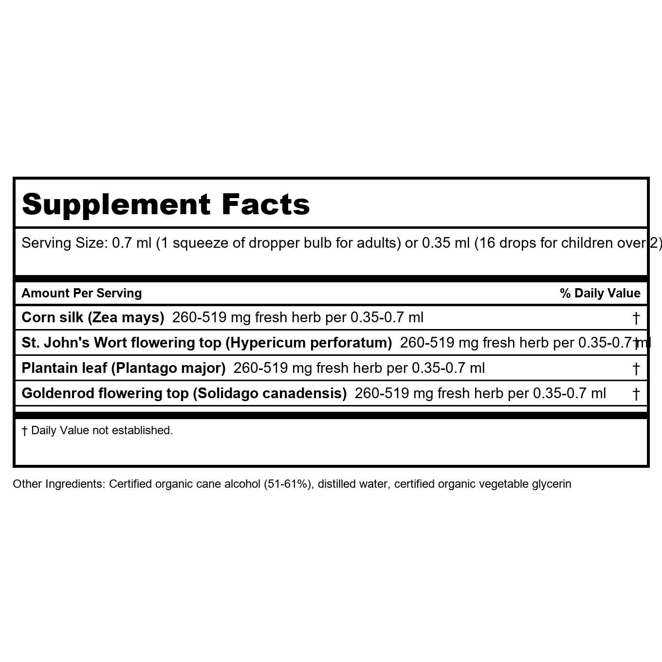 Herb Pharm Calm Bladder 1oz
