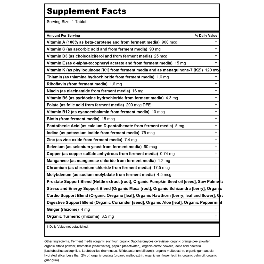New Chapter Every Man's One Daily 40+ Multivitamin 96 Vtabs