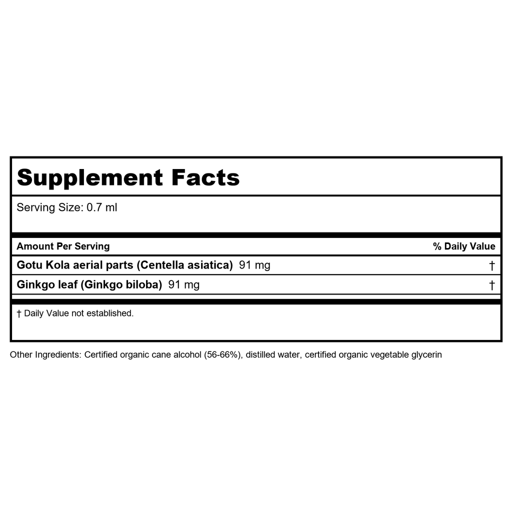 Herb Pharm Brain And Memory 1oz - 4 Pack