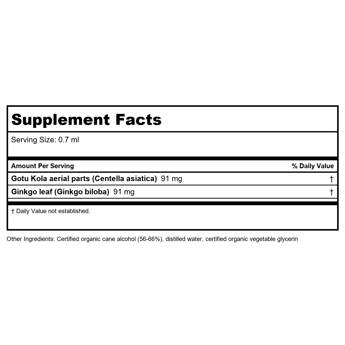 Herb Pharm Brain And Memory 1oz - 4 Pack