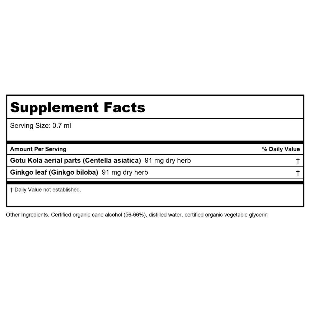 Herb Pharm Brain And Memory 1oz - 3 Pack