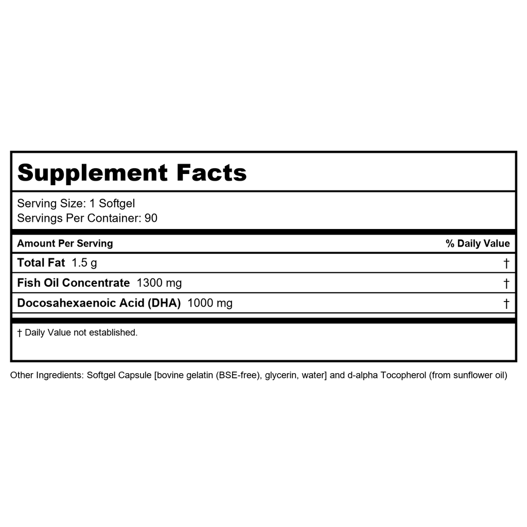 Now Foods DHA-500 Double Strength 90 Softgels - 1612 - 2 Pack