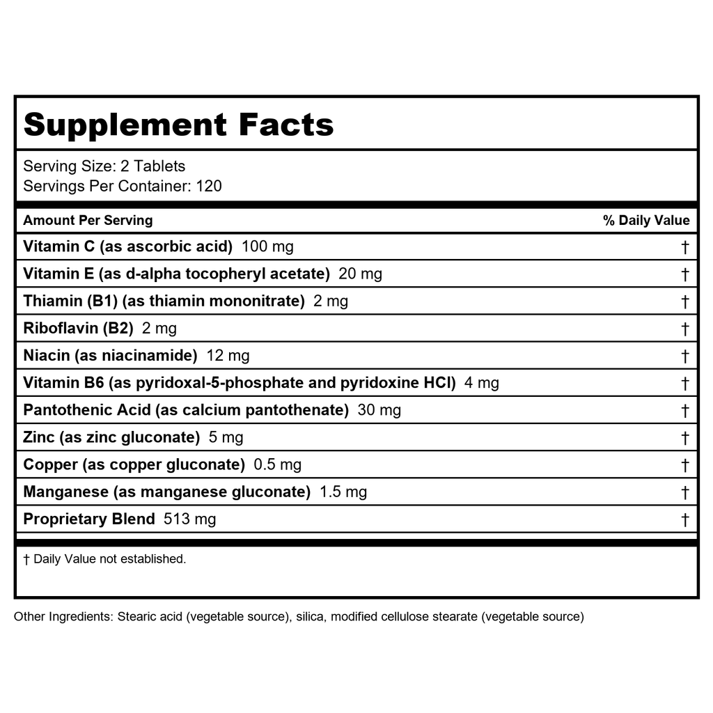 Biotics Research ADHS 120 Tablets