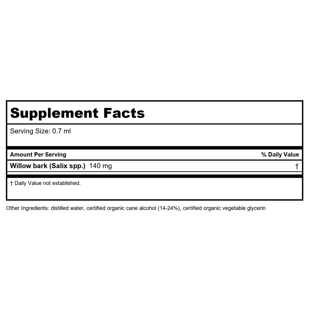 Herb Pharm Willow Bark 4oz