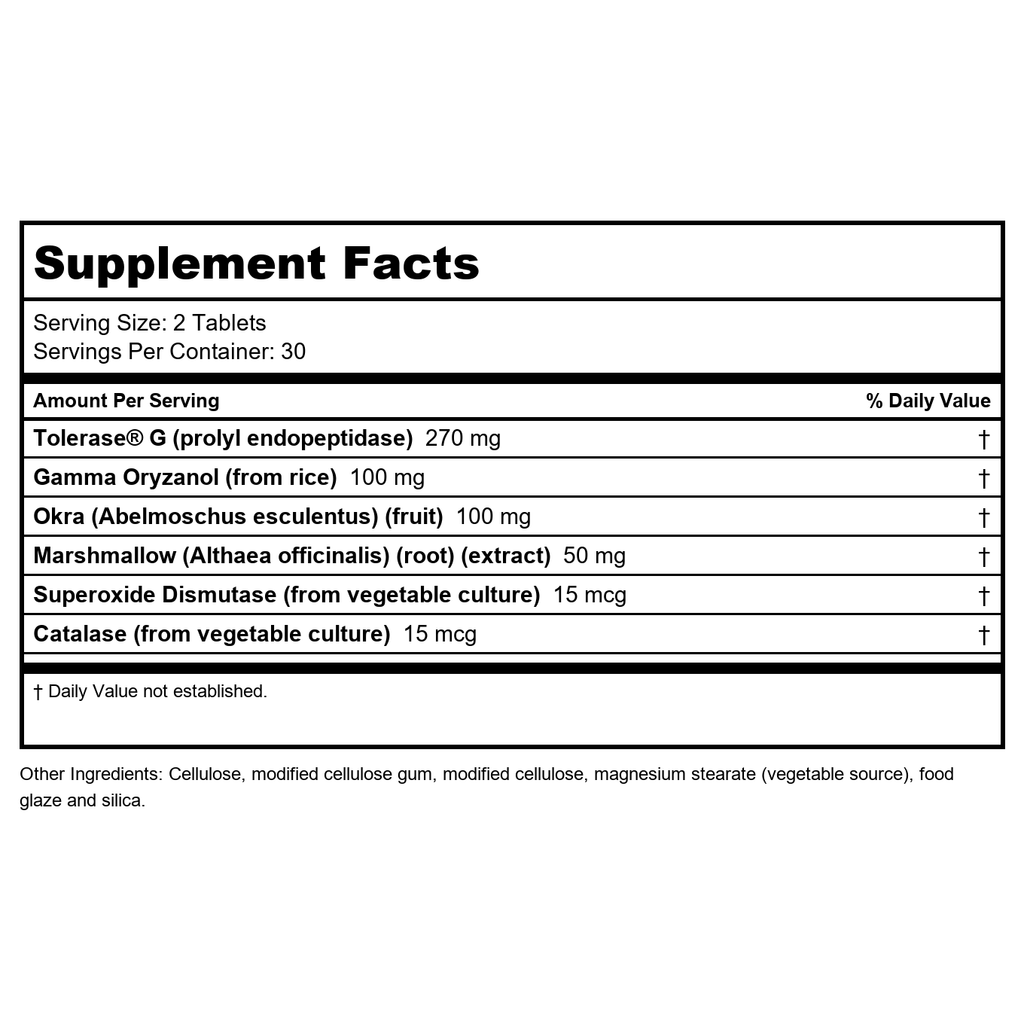 Biotics Research Gluterase 60 Tablets