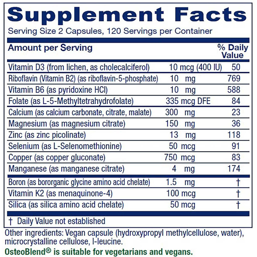 Vitanica OsteoBlend 120 Vcaps