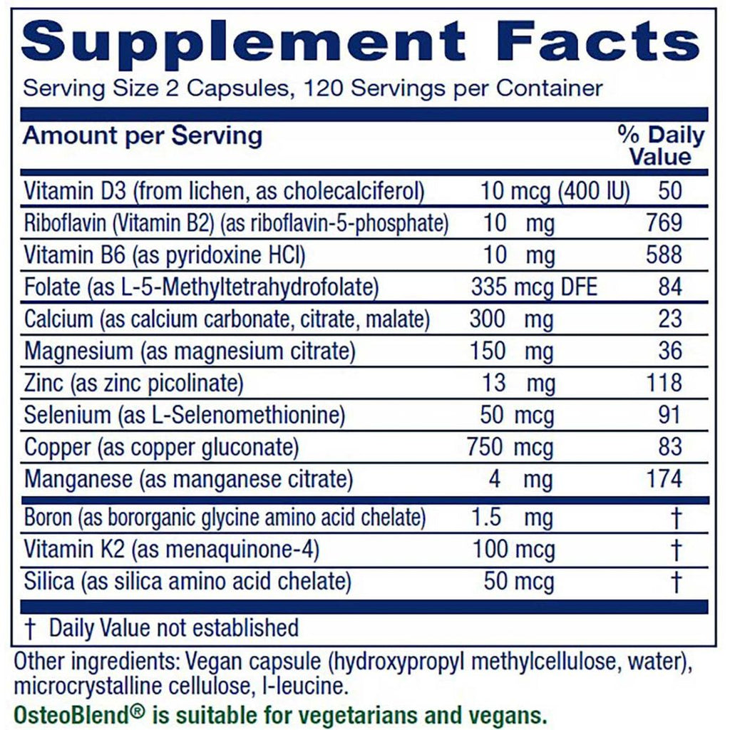 Vitanica OsteoBlend 120 Vcaps