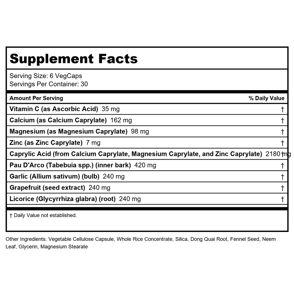 Solaray Yeast-Cleanse 180 Vcaps