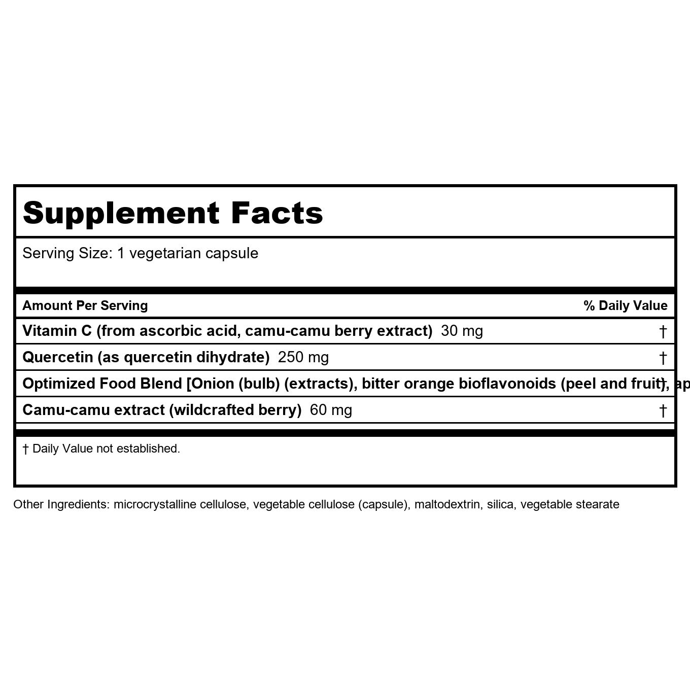 Life Extension Optimized Quercetin 60 Vcaps - 2 Pack